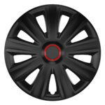 Radkappen Aviator Carbon RR schwarz rot 15 Zoll