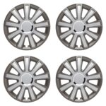 Radkappen Flash I grau silber 14 Zoll Radzierblenden – Bild 2