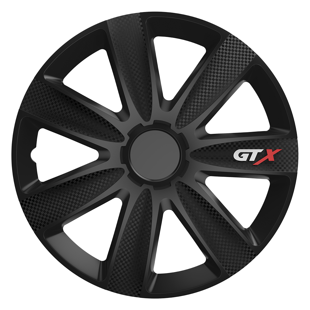 GTX_carbon_black.jpg Radkappen GTX Carbon schwarz 14 Zoll Radzierblende – Bild 1