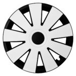 Radkappen Nefryt black white schwarz weiß 15 Zoll