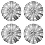 Radkappen Spinel silver white silber weiß 15 Zoll – Bild 2