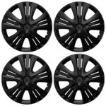 Radkappen Lexis black schwarz 15 Zoll Radzierblenden – Bild 2