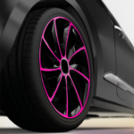Radkappen Stig Extra pink schwarz 15 Zoll – Bild 3