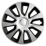 Radkappen Stratos DC silber schwarz 14 Zoll