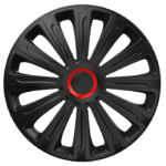 Radkappen Trend RR schwarz rot 15 Zoll Radzierblende