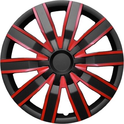 Bild von Radzierblenden Volare Duo Rot/Schwarz