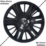 Radkappen Maximus B schwarz 15 Zoll Radzierblenden – Bild 4