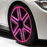 Radkappen Action pink schwarz 15 Zoll Radzierblenden – Bild 3