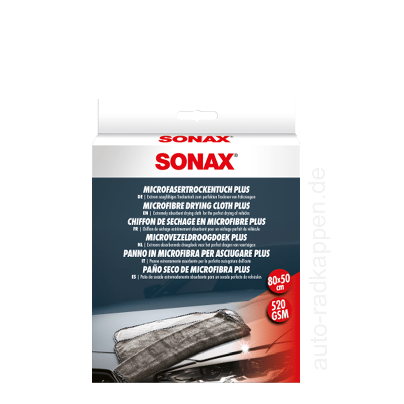 sonax_MicrofaserTrockenTuch_ 04512000 Sonax Microfaser trocken Tuch plus 1 Stück