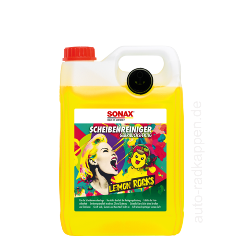 sonax_ScheibenReiniger_gebrauchsfertig_lemonRocks_5l_01605000 Sonax Scheiben Reiniger gebrauchsfertig Lemon Rocks 5 Liter